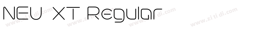 NEU-XT Regular字体转换